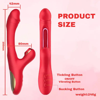 Vibrating Suction Wand Pleasure Toy