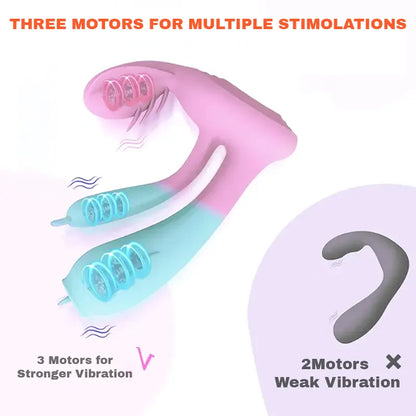 Two-Color Wearable Invisible Panty Vibrator