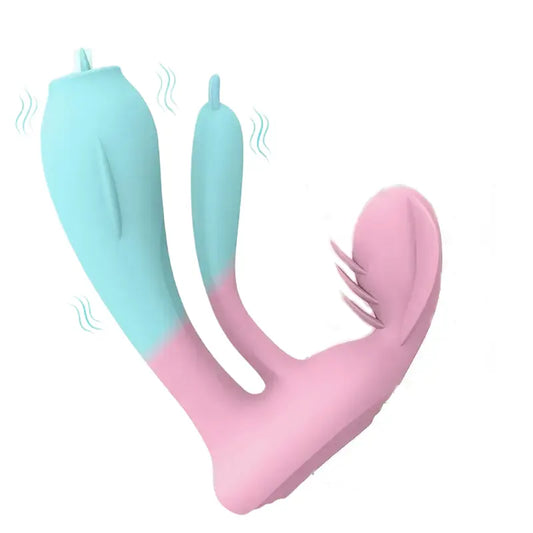 Two-Color Wearable Invisible Panty Vibrator