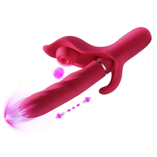 3-in-1 Shock Rabbit Vibrator for Ultimate Pleasure