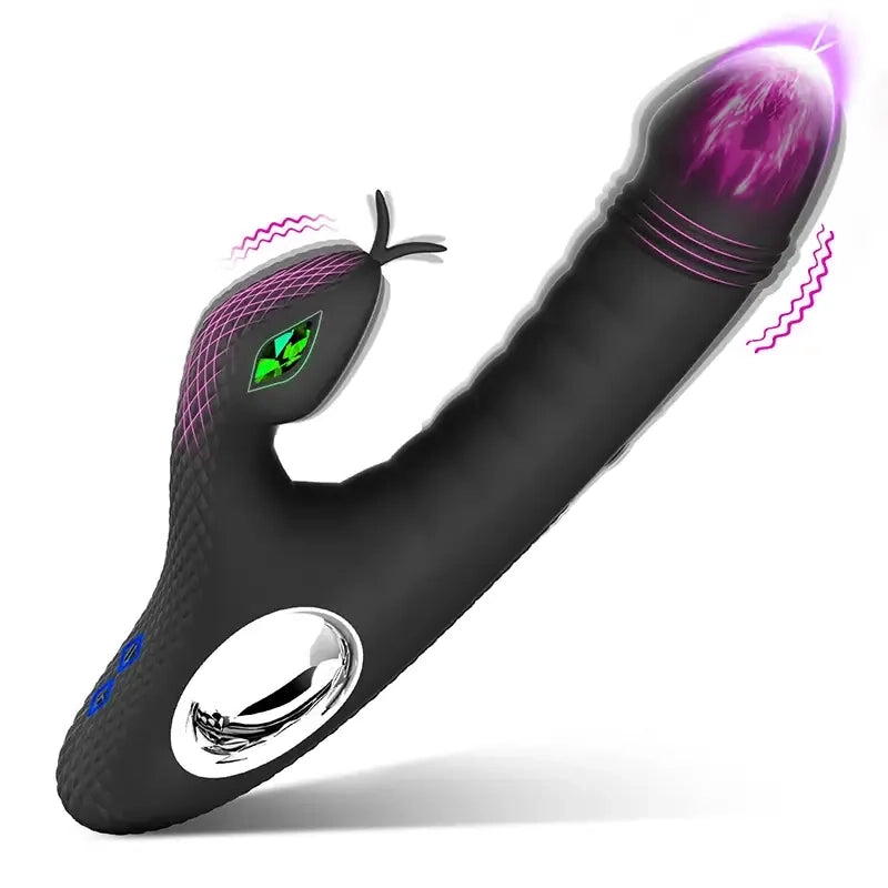 Snake-Inspired G-Spot Dildo Vibrator