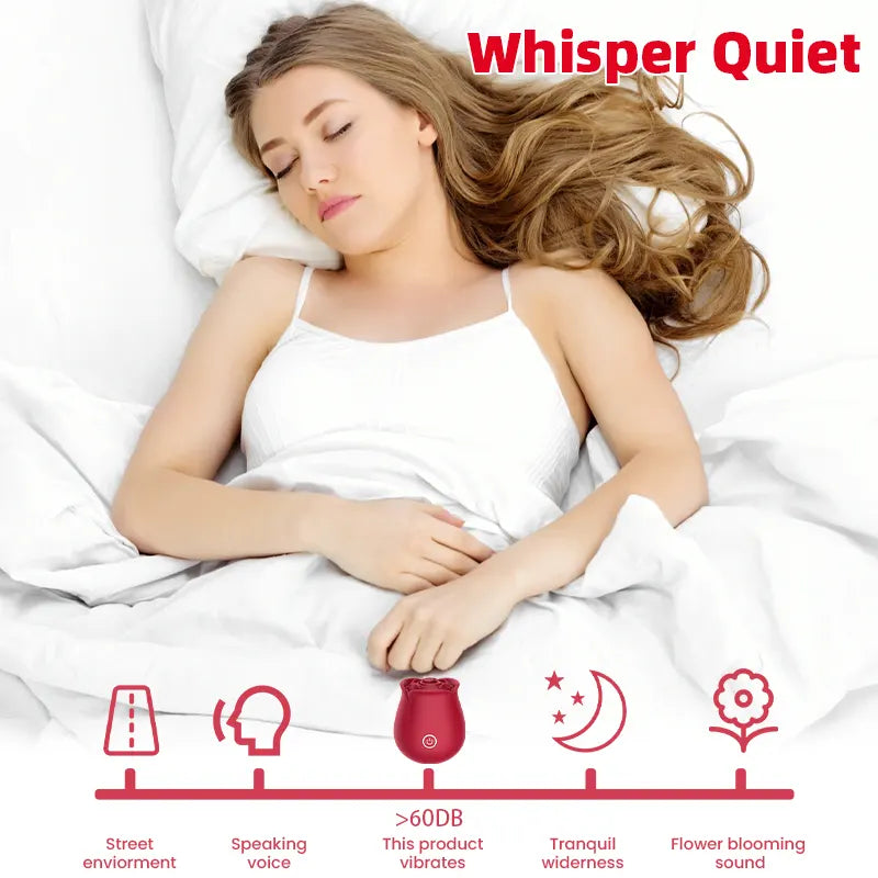 Rose Clitoral Suction Vibrator