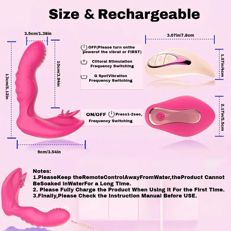 Invisible Dildo Vibrator for Discreet Pleasure