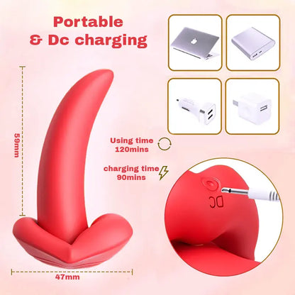 Red Lips Tongue-Licking Vibrator