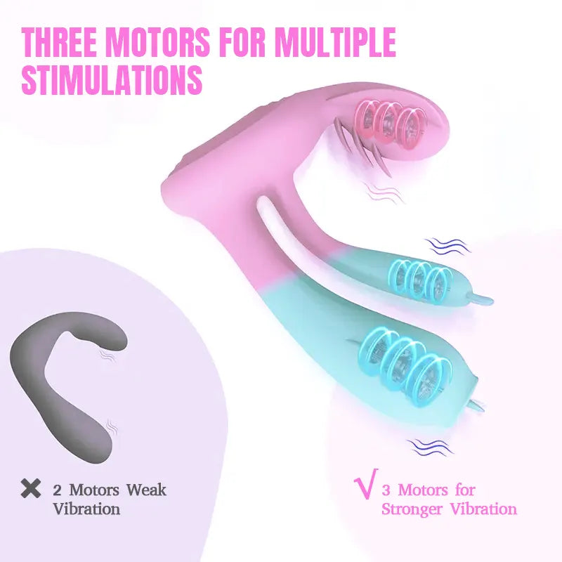 Two-Color Wearable Invisible Panty Vibrator