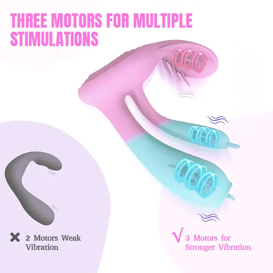 Two-Color Wearable Invisible Panty Vibrator