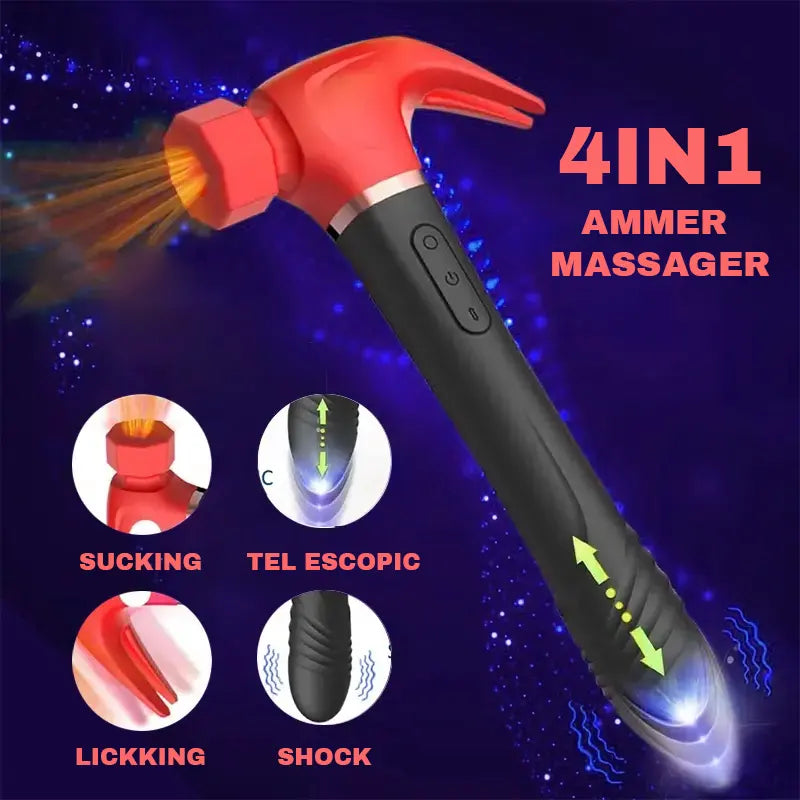Love Hammer Vibrating & Sucking Masturbator