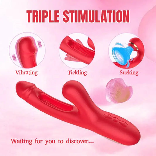Vibrating Suction Wand Pleasure Toy