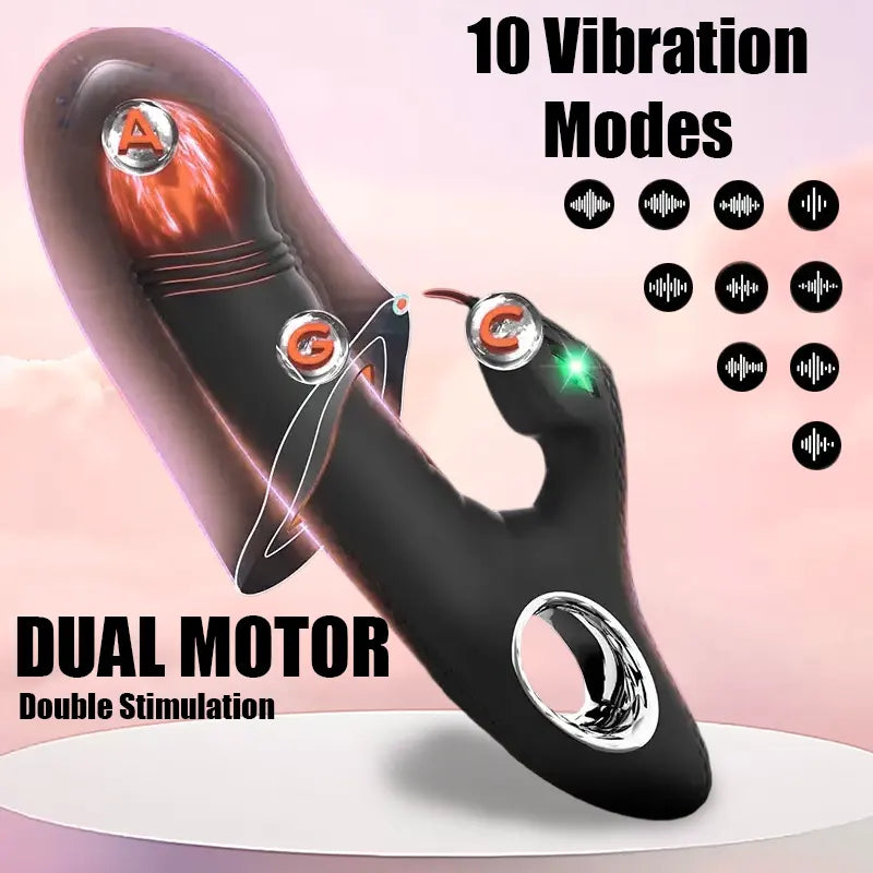Snake-Inspired G-Spot Dildo Vibrator