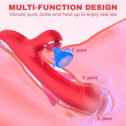 Vibrating Suction Wand Pleasure Toy