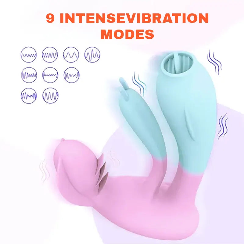 Two-Color Wearable Invisible Panty Vibrator