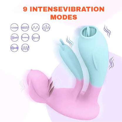 Two-Color Wearable Invisible Panty Vibrator