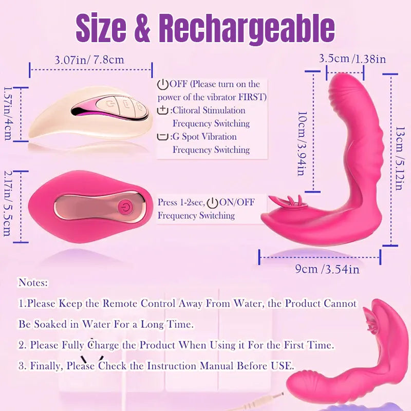 Invisible Dildo Vibrator for Discreet Pleasure