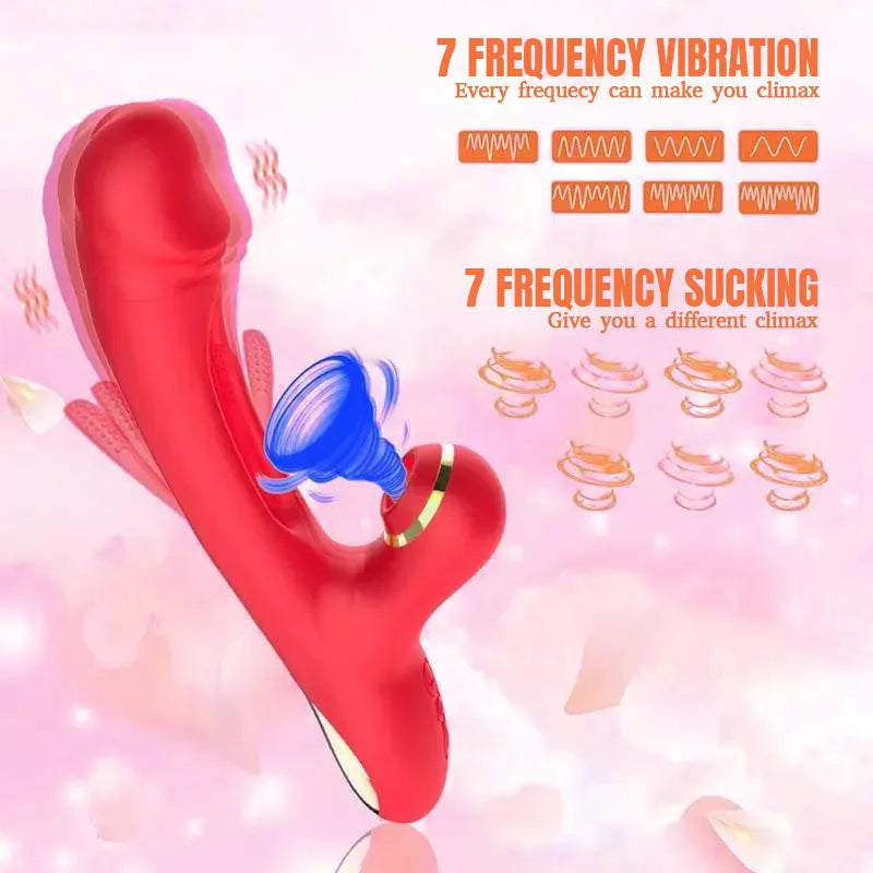 Vibrating Suction Wand Pleasure Toy