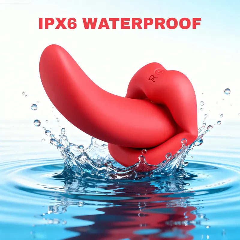 Red Lips Tongue-Licking Vibrator