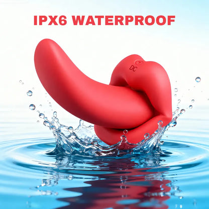 Red Lips Tongue-Licking Vibrator