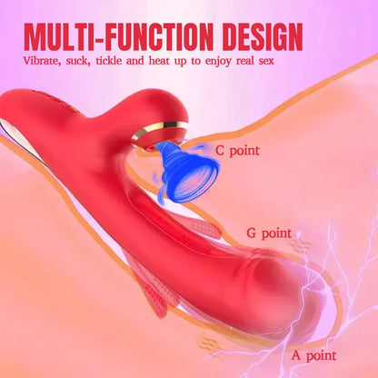 Vibrating Suction Wand Pleasure Toy