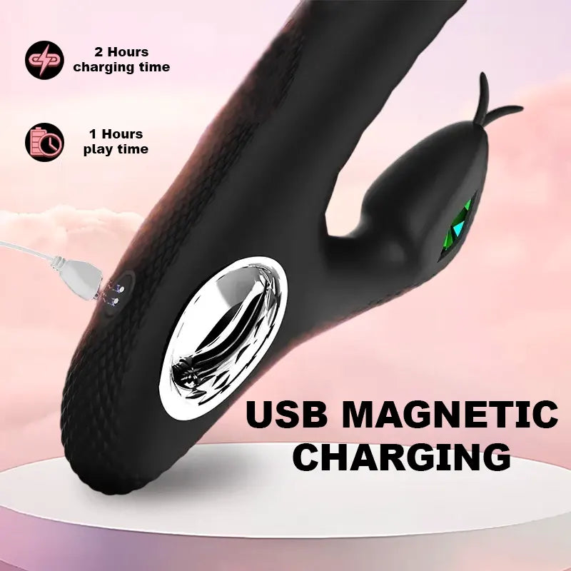 Snake-Inspired G-Spot Dildo Vibrator