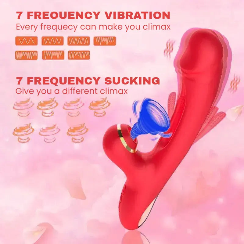 Vibrating Suction Wand Pleasure Toy