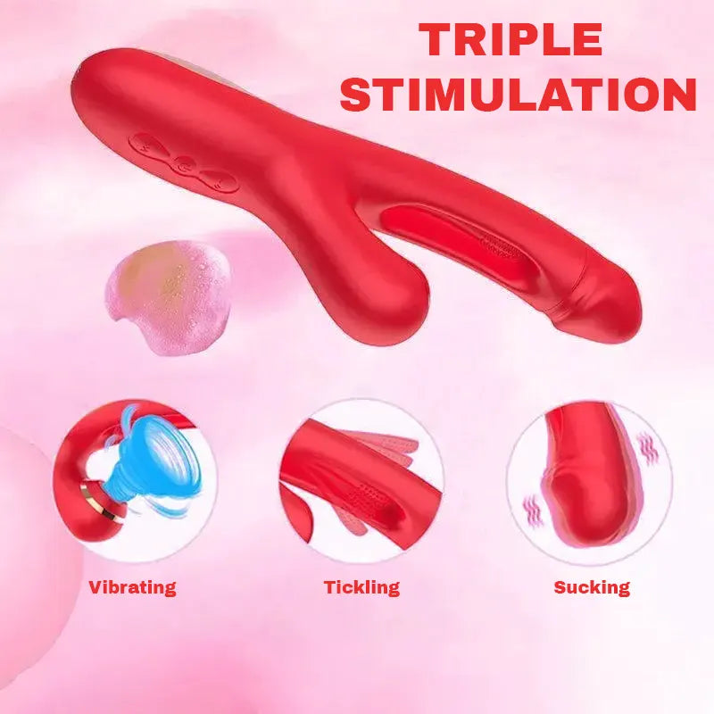 Vibrating Suction Wand Pleasure Toy