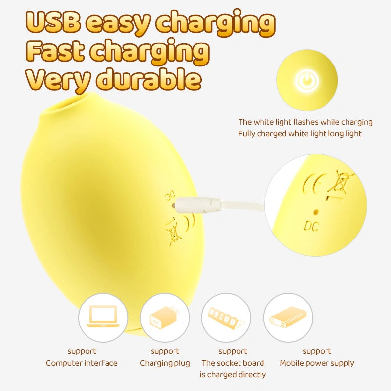 Blooming Lemon Kiss Clit Massager
